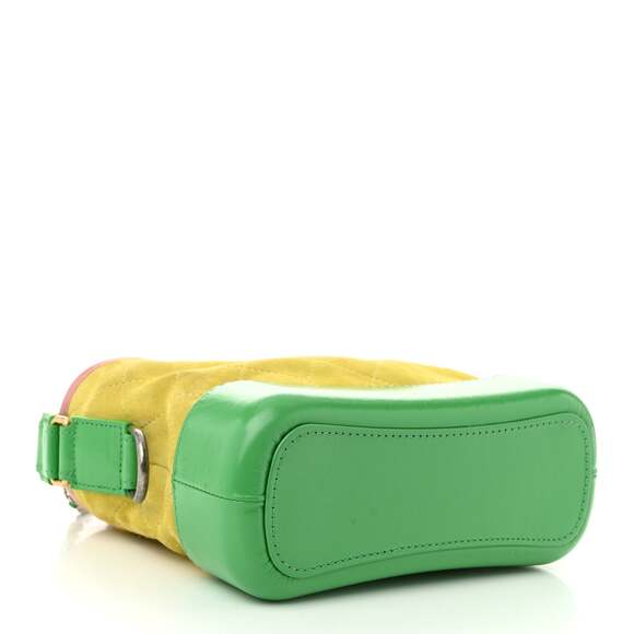 Suede Calfskin Quilted Small Gabrielle #200532C16B - Picture 4 of 11